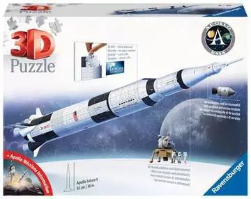 Apollo Saturn V Rocket 3D 504pc Puzzle