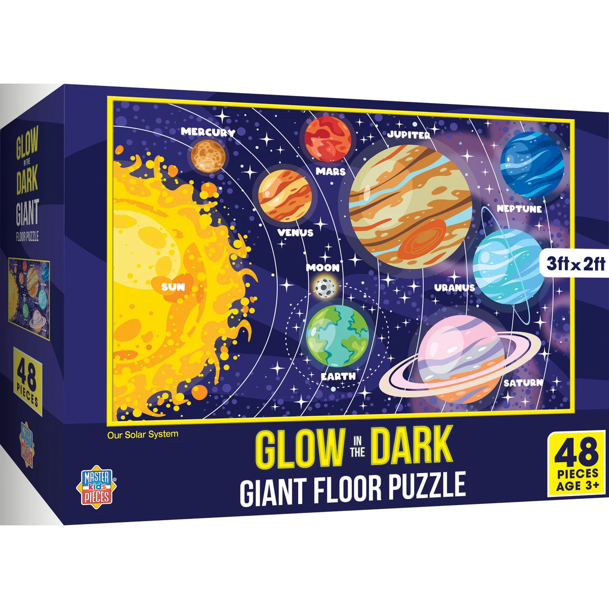Glow in the Dark - Our Solar System 48 Piece Floor Puzzle – Toys