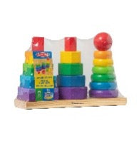 Geometric Stacker Toddler Toy