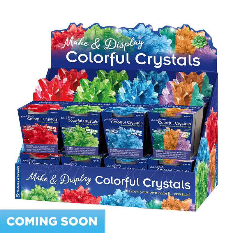 Make & Display: Colorful Crystals assorted