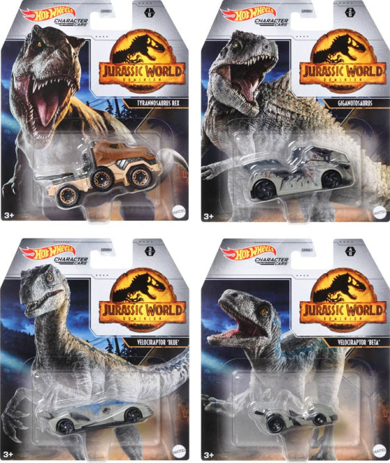 Hot Wheels - Character Cars - Jurassic Vehicle (Assorted)