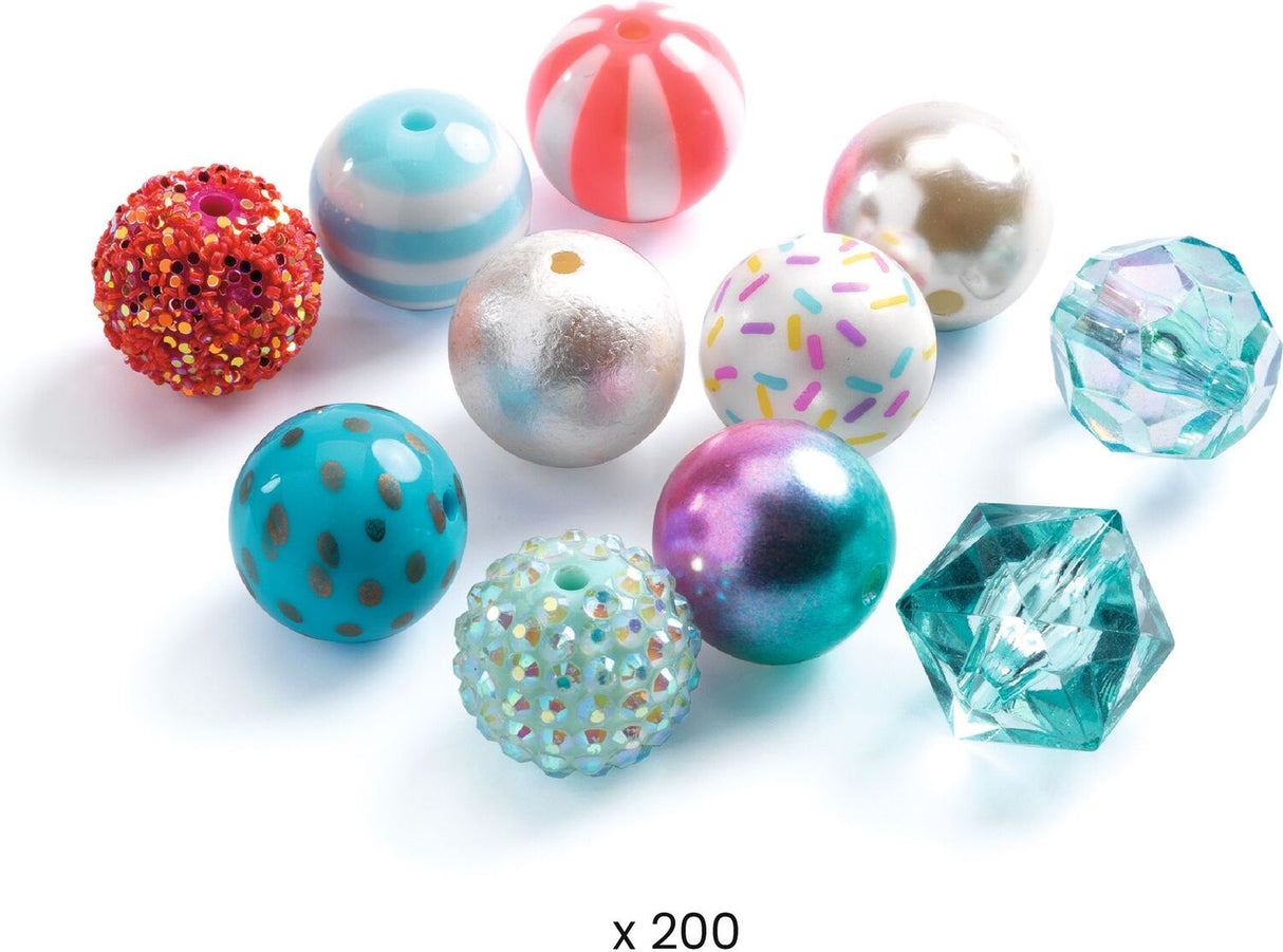 Bubble Beads - Silver