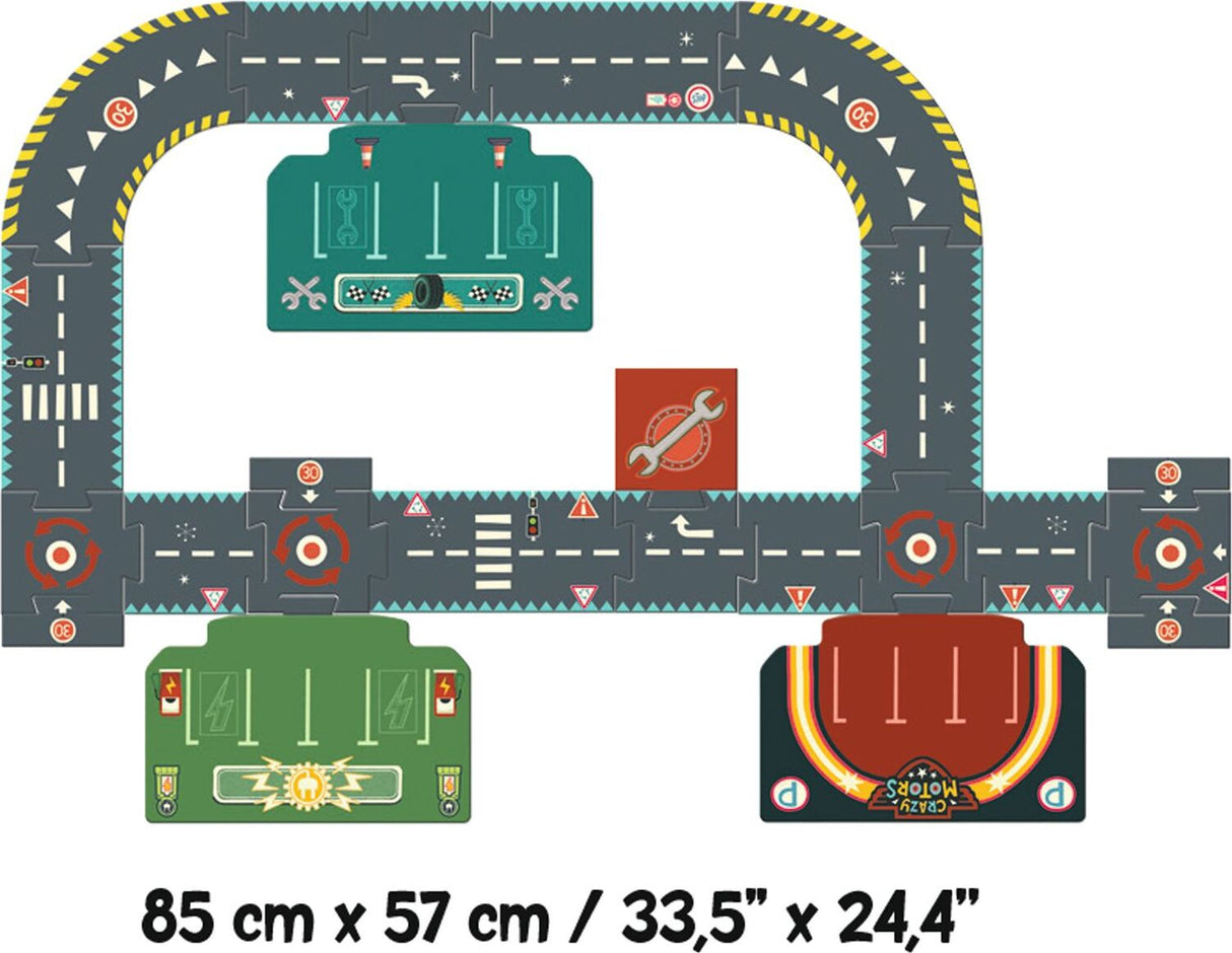 City Circuit 24pc Giant Puzzle
