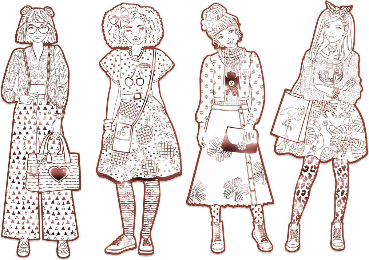 Nina and Friends Coloring Demoiselle