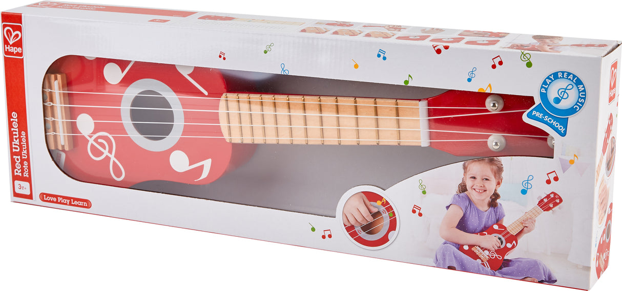 Rock Star Ukulele Red