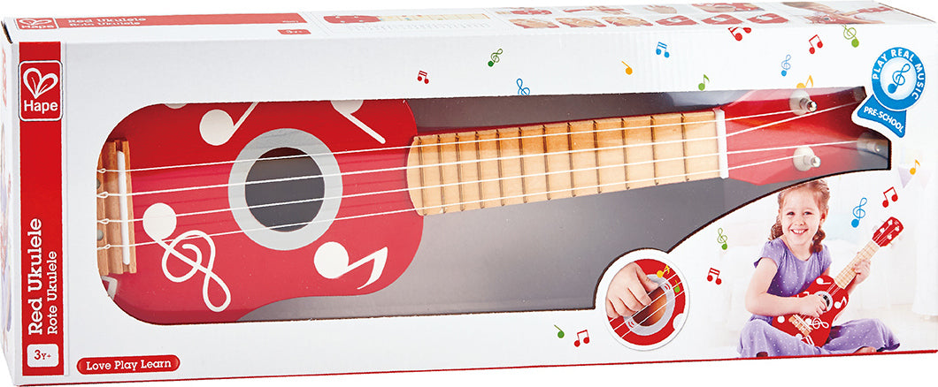 Rock Star Ukulele Red