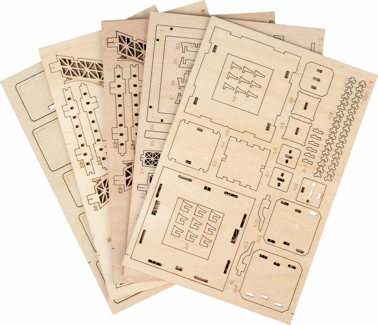 3D Modern Wooden Puzzle - Eiffel Tower