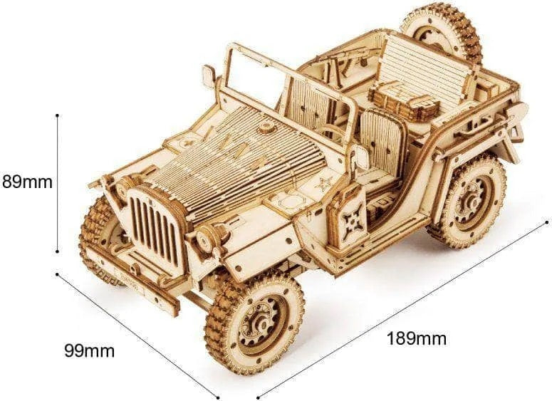 Scale Model Vehicles; Army 4x4 Field Car
