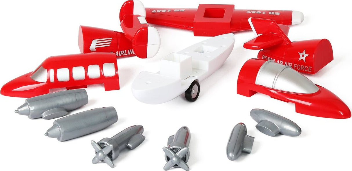Magnetic Build a Plane (assorted colors)