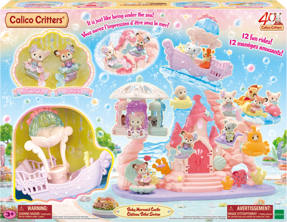 Calico Critters Baby Mermaid Castle