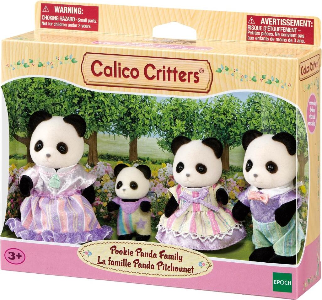 Calico Critters Pookie Panda Family