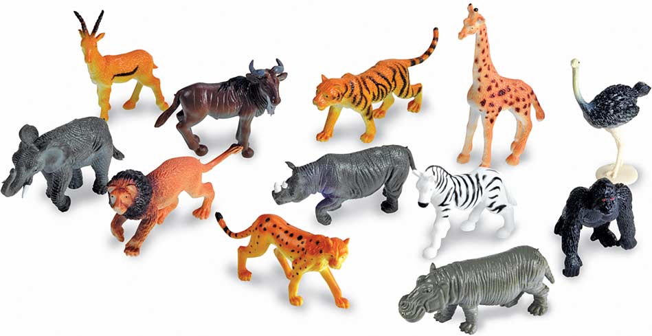 Jungle Animal Counters Set of 60