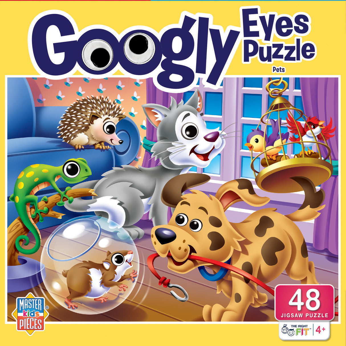 Googly Eyes - Pets 48 Piece Puzzle