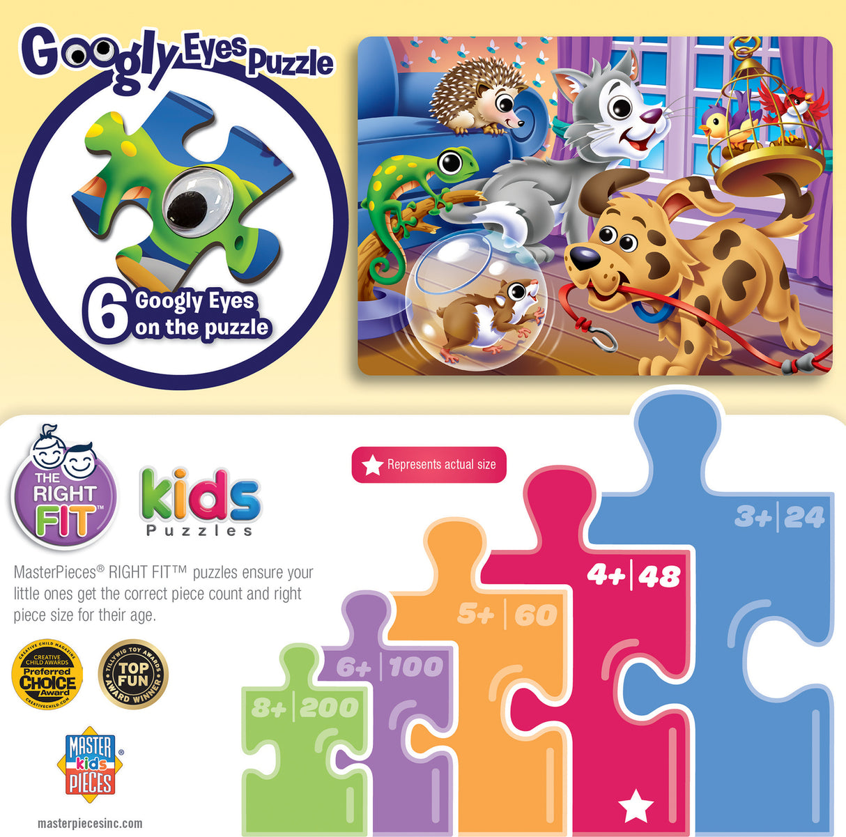 Googly Eyes - Pets 48 Piece Puzzle