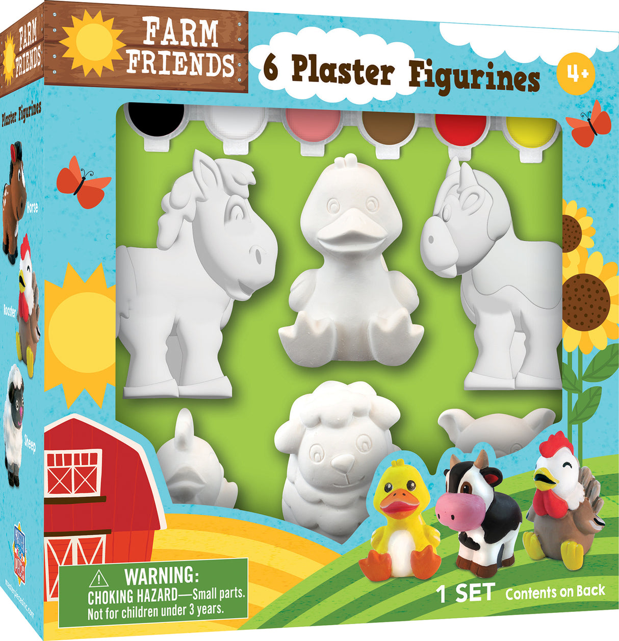 Farm Friends Plaster Paint Set