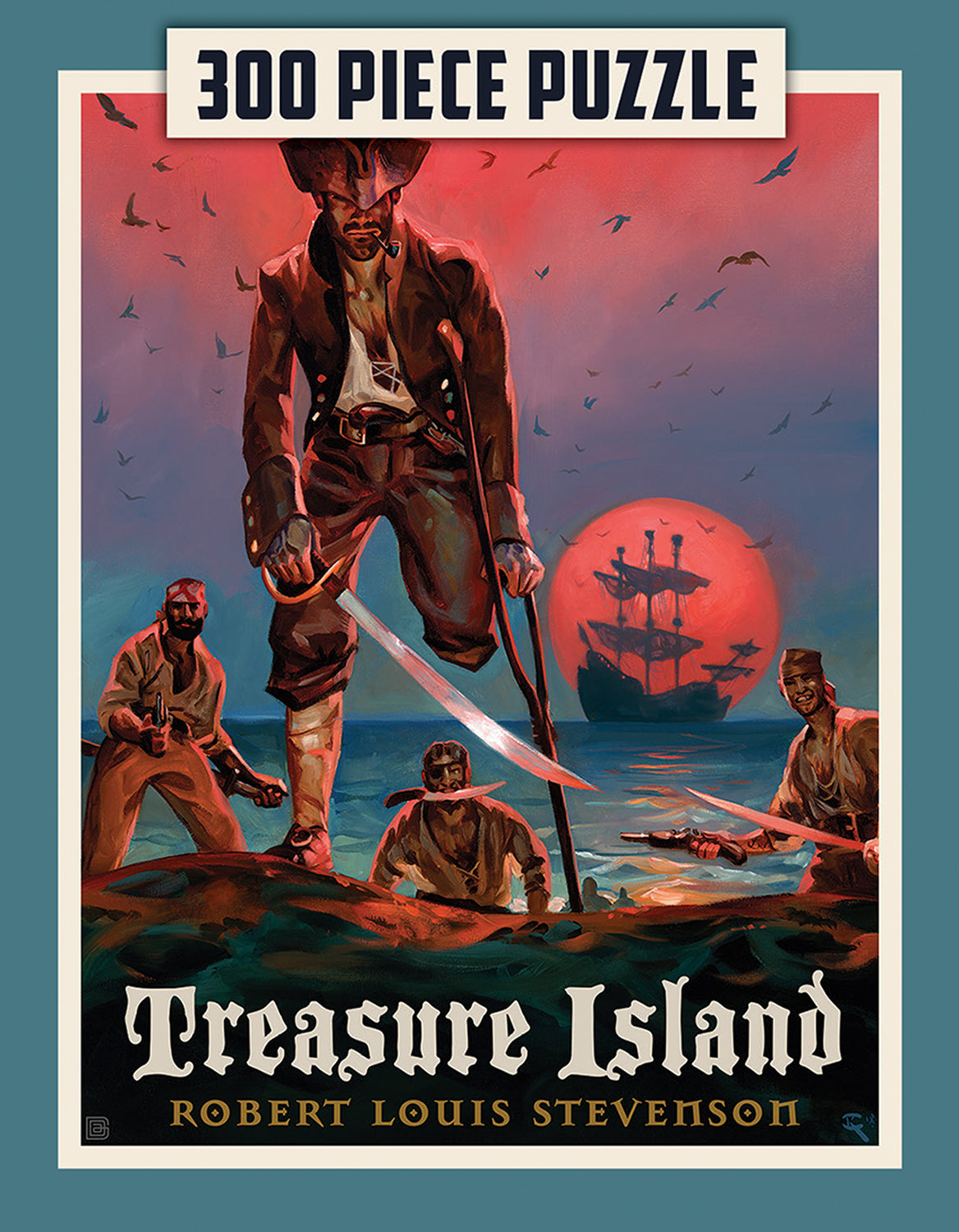 Puzzle Pod - Treasure Island 300 Piece Puzzle