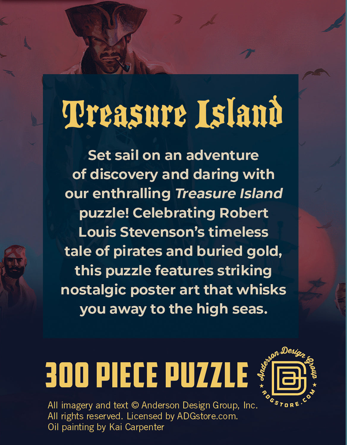 Puzzle Pod - Treasure Island 300 Piece Puzzle