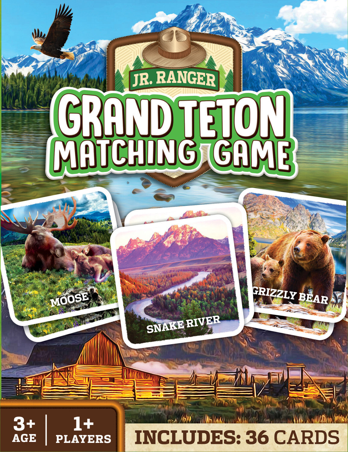 National Parks Jr Ranger - Grand Teton Matching Game