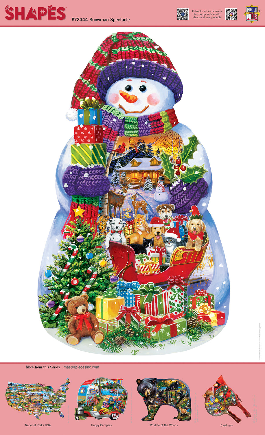 Contours - Snowman Spectacle 1000 Piece Puzzle