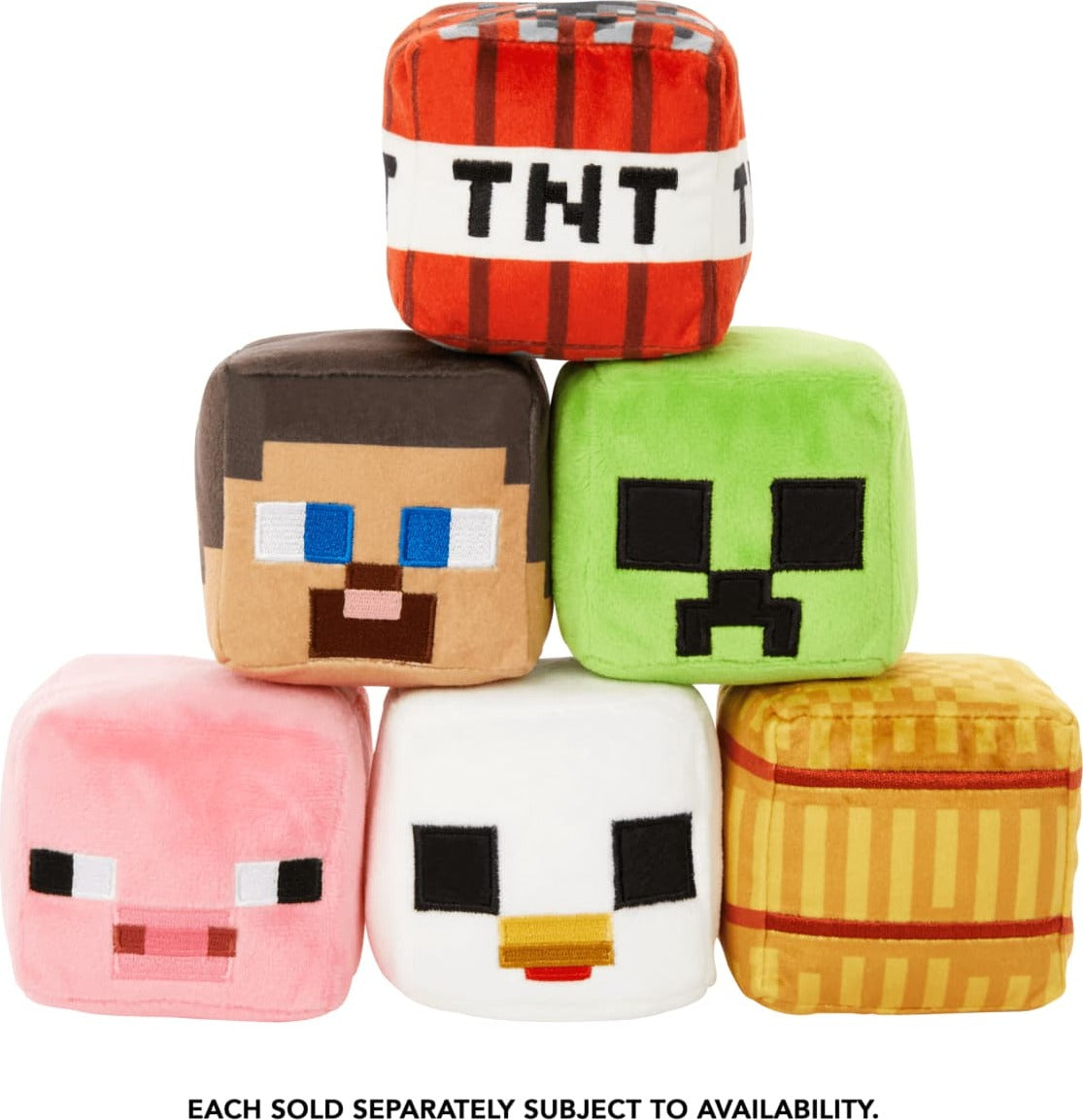 Minecraft Block-Shaped Plush Collection (assorted)