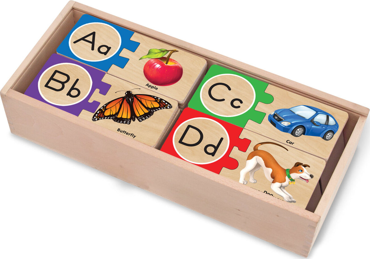 Self-Correcting Alphabet Letter Puzzles