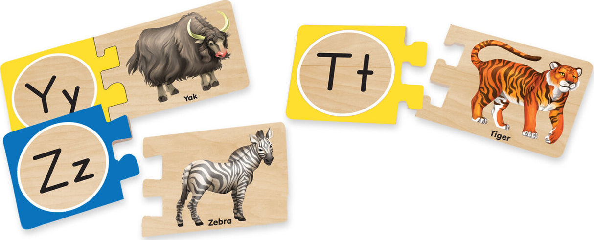 Self-Correcting Alphabet Letter Puzzles