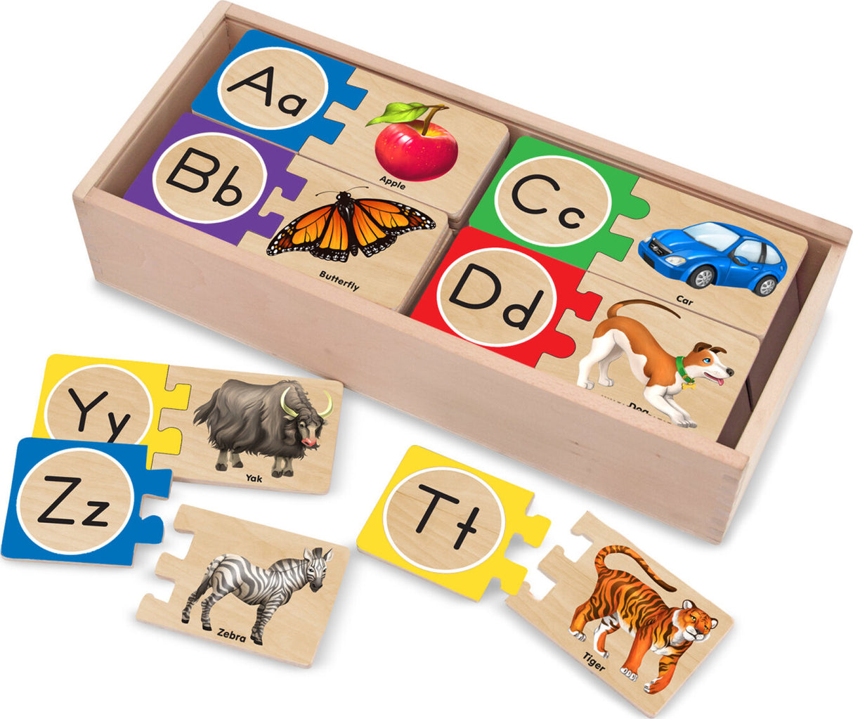 Self-Correcting Alphabet Letter Puzzles