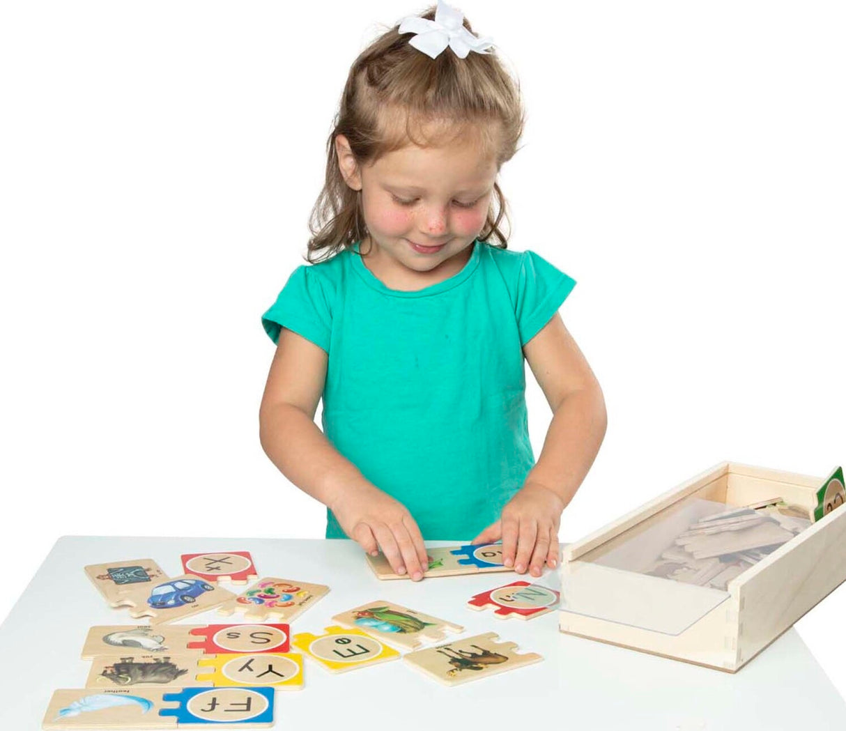 Self-Correcting Alphabet Letter Puzzles