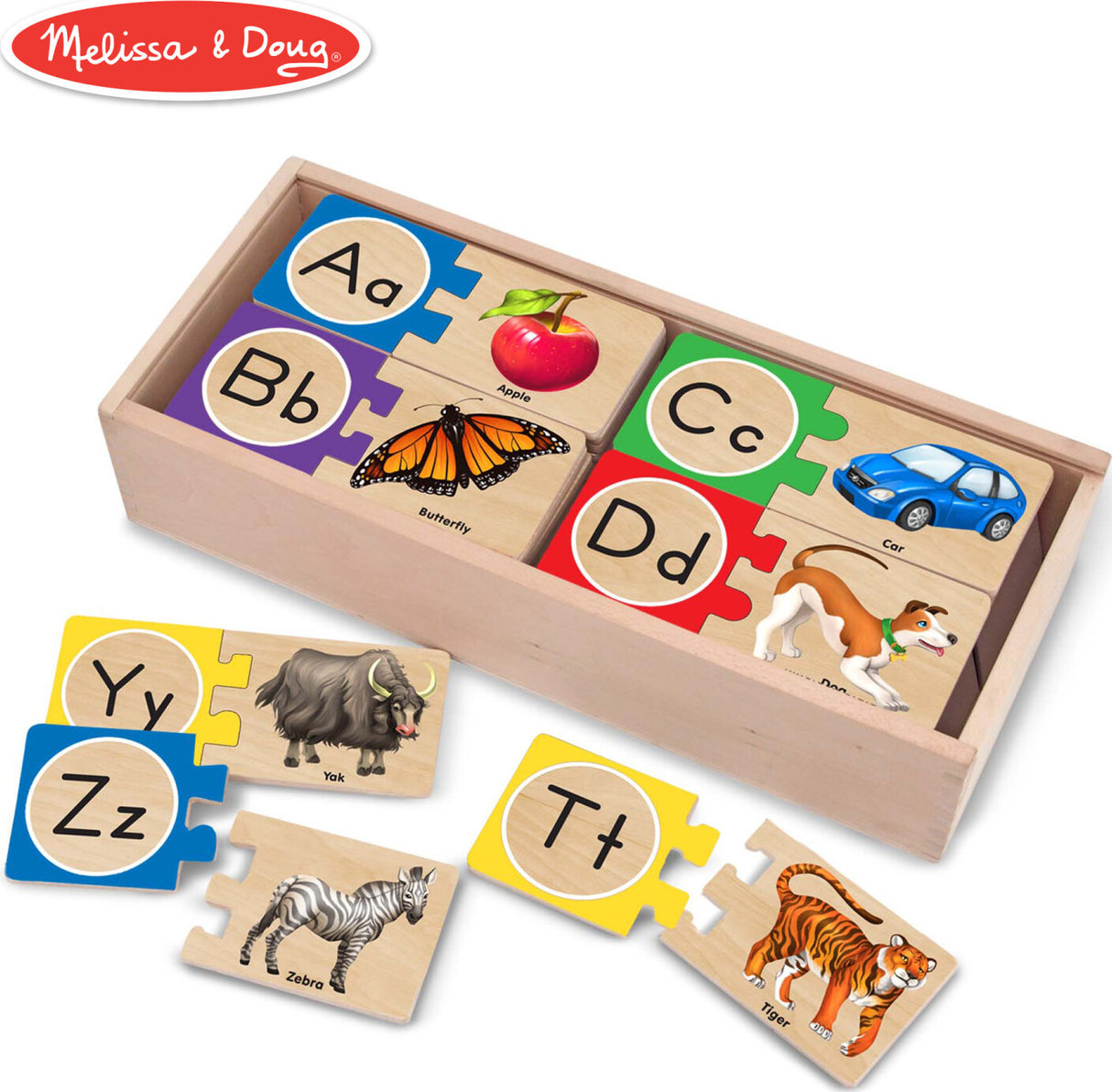 Self-Correcting Alphabet Letter Puzzles