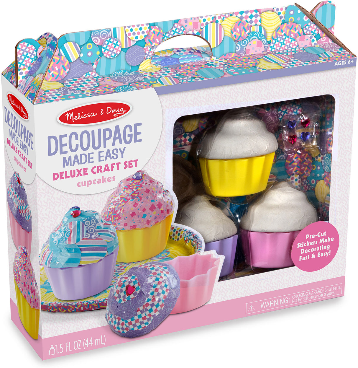 Decoupage Made Easy Deluxe Craft Set - Cupcakes
