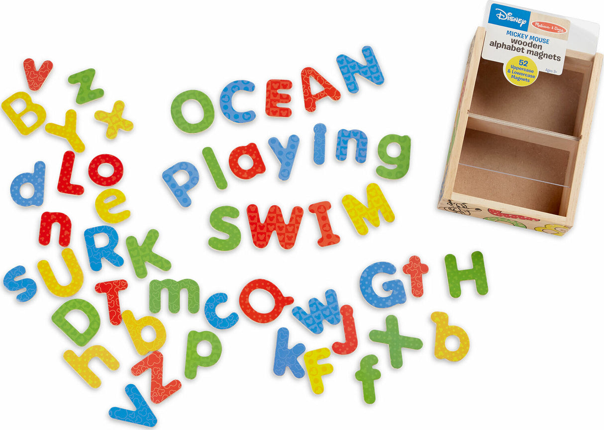 Disney Mickey & Friends Wooden Alphabet Magnets
