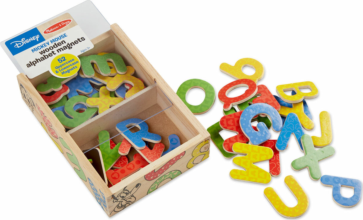 Disney Mickey & Friends Wooden Alphabet Magnets