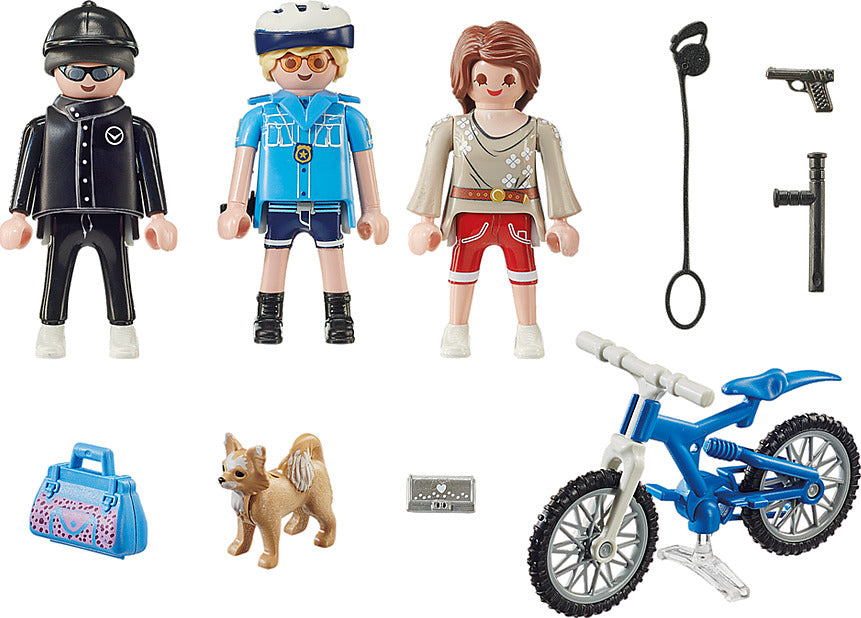 Police Bicycle with Thief