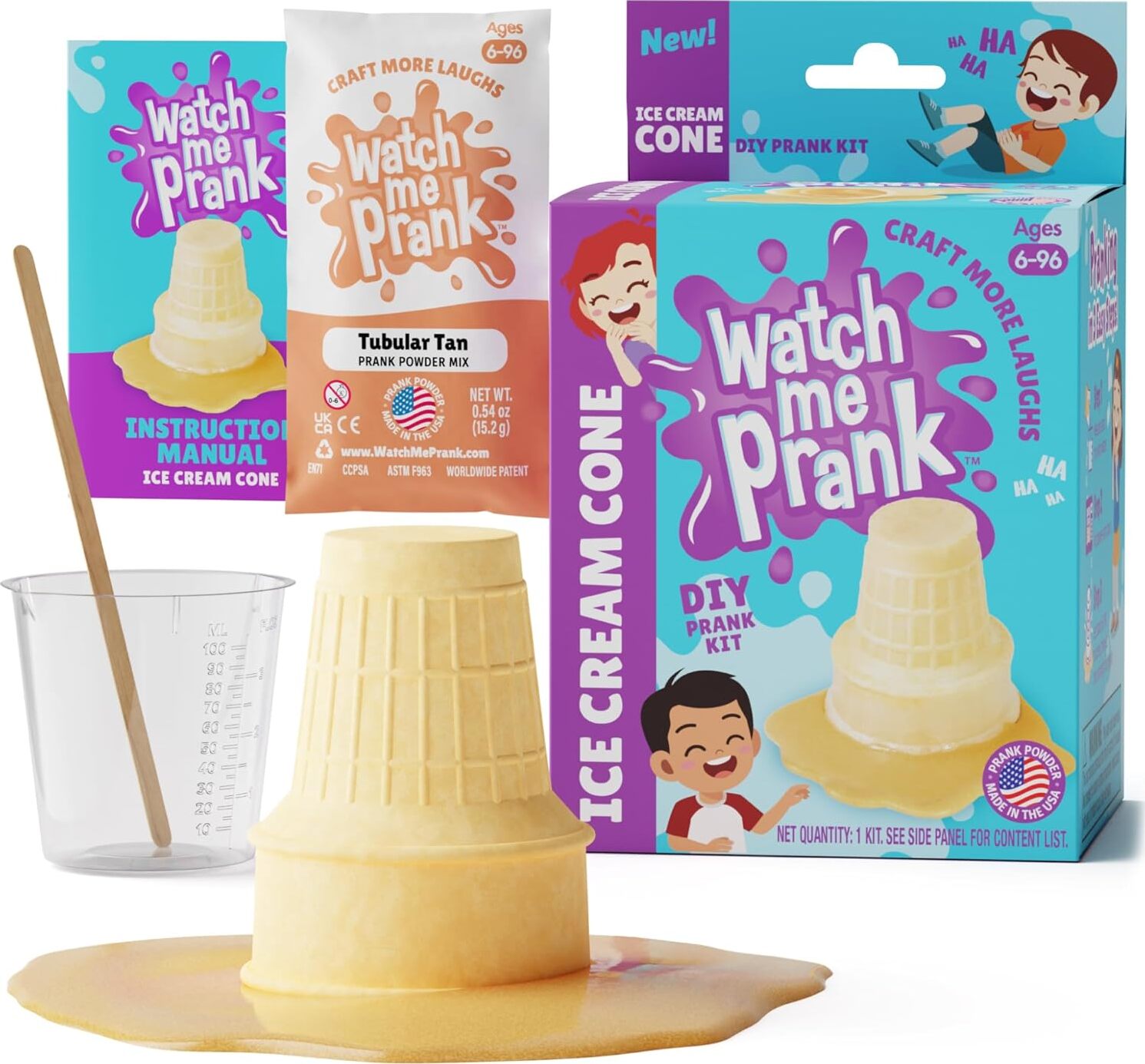 WatchMePrank - Ice Cream Cone DIY Prank Kit – Toys on the Square