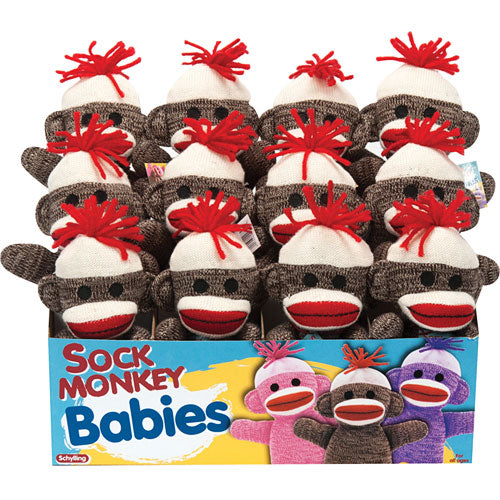 Sock Monkey Baby Brown