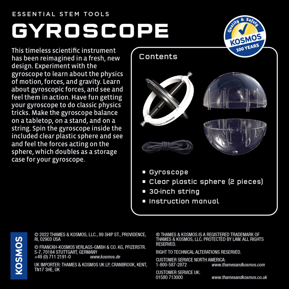 The Thames & Kosmos Gyroscope