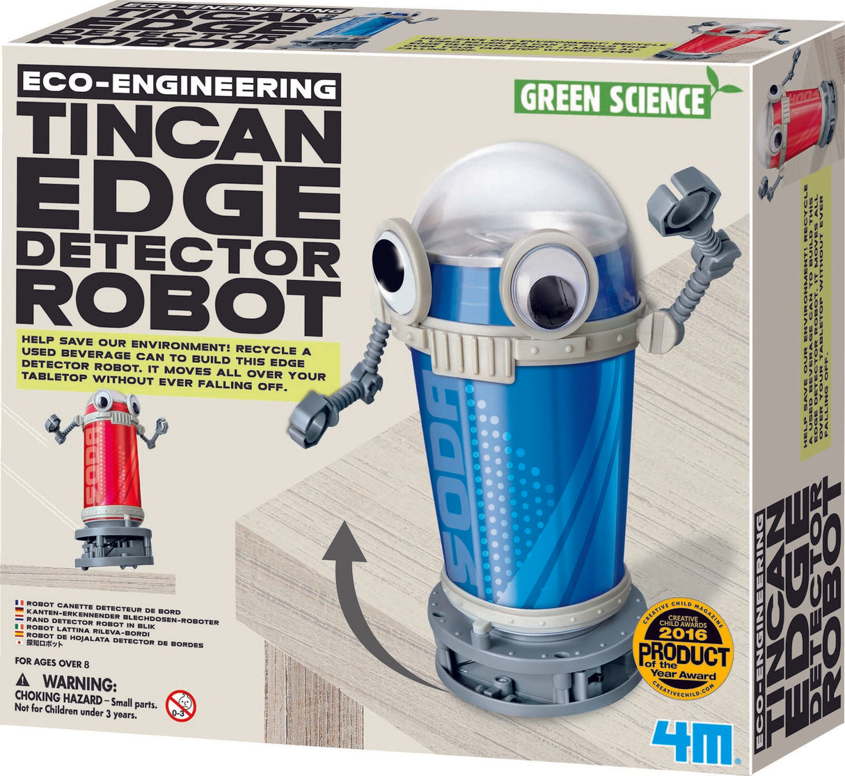 Green Science Eco-Engineering Tin Can Edge Detector