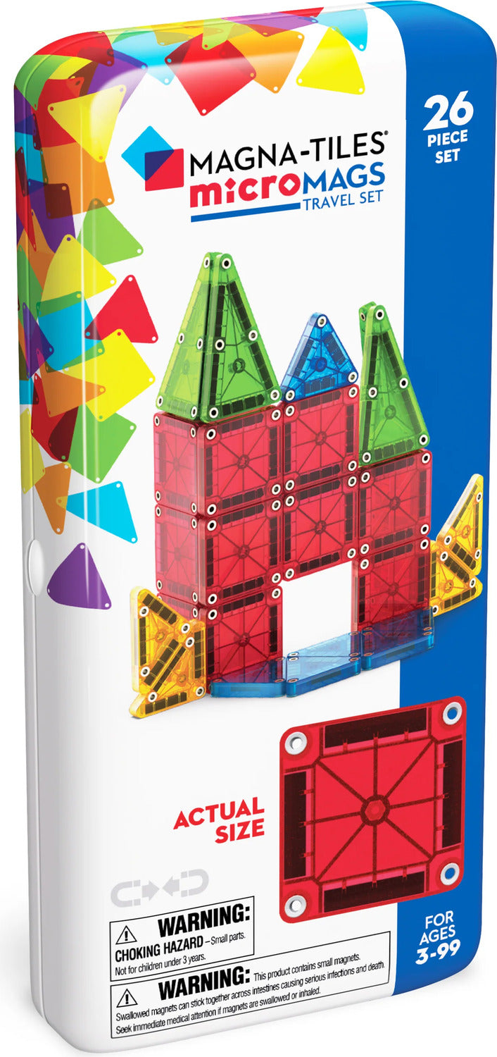 Magna-Tiles microMAGS Travel (26 Piece Set)