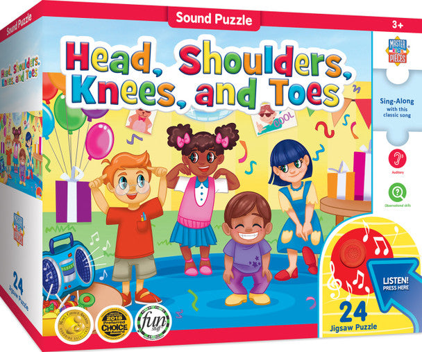 Sing-A-Long - Head, Shoulders, Knees, & Toes 24pc Sound Puzzle