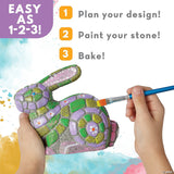 Paint Your Own Stone: Mosaic Bunny