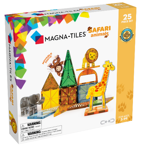 Magna-Tiles Safari Animals 25 Piece Set