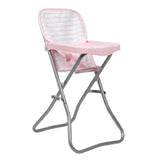 Adora Baby Doll High Chair - Pastel Pink Hearts