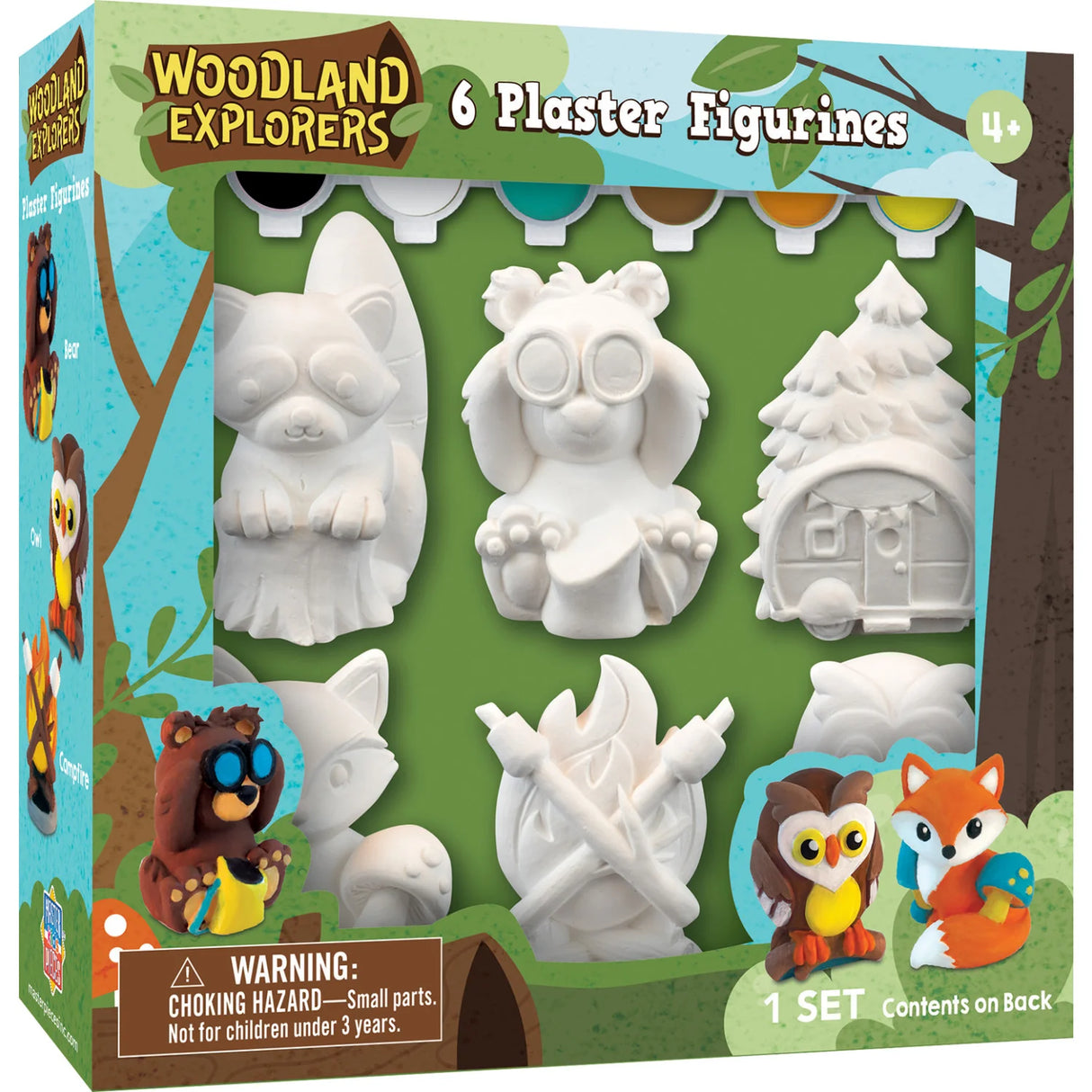 Woodland Explorers - Plaster Figurine Paint Set