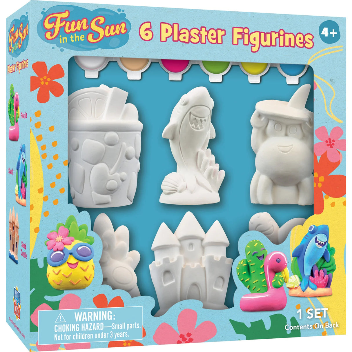 Fun in the Sun - Plaster Figurine Paint Set