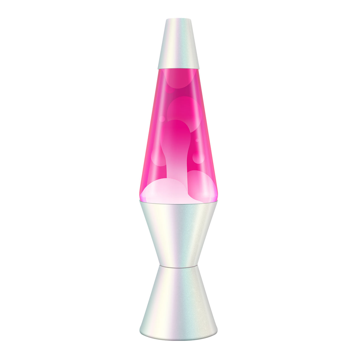 14.5" Lava Lamp Opalescent/White/Pink