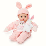 12" Pink Bunny Huggums LS