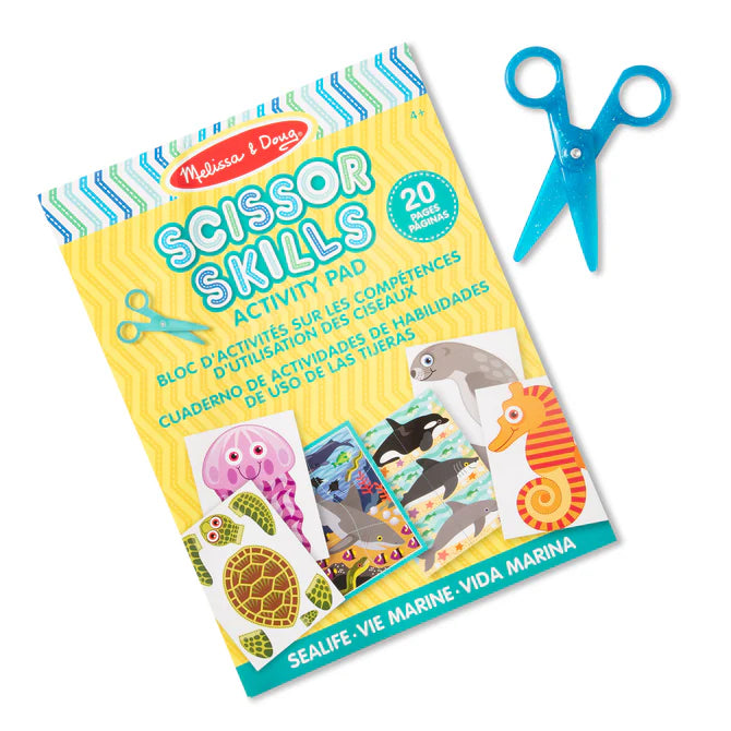 Sea Life Scissor Skills Activity Pad