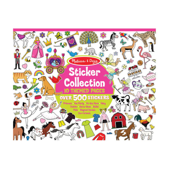 Sticker Collection - Princesses, Tea Party, Animals, and More