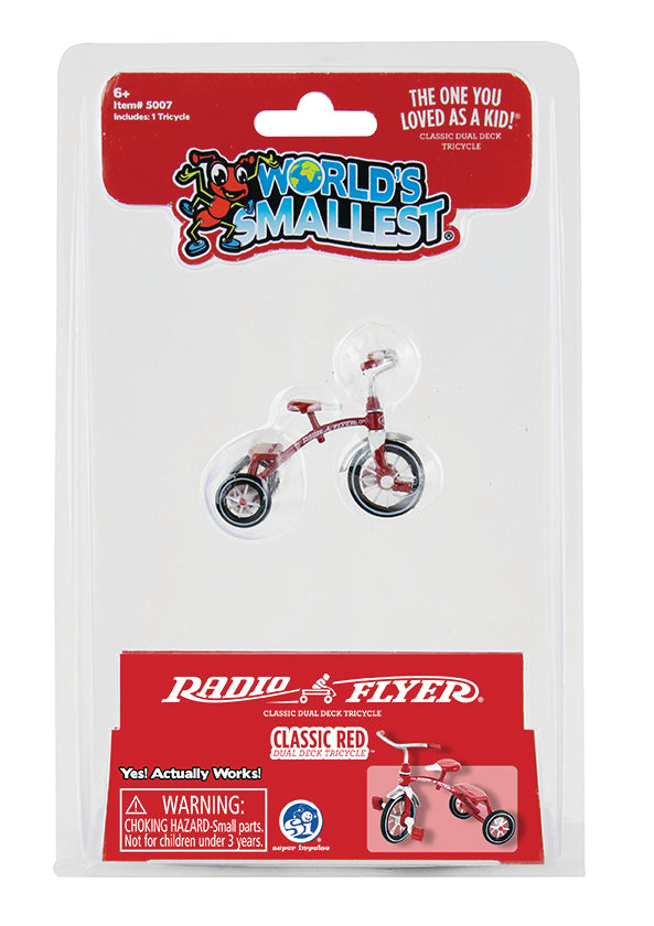 World's Smallest Radio Flyer Classic Red Tricycle