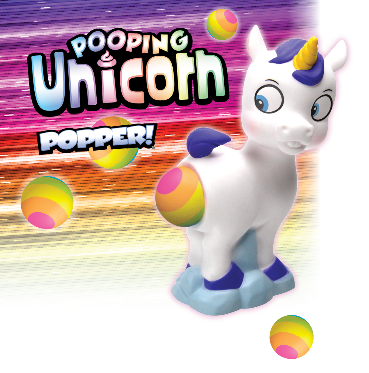 Pooping Unicorn Popper